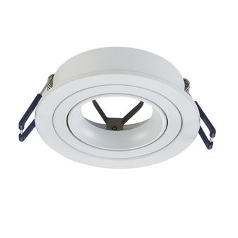LED Spot Armatuur METIS kantelbaar Wit IP22 Aluminium - incl. GU10 fitting