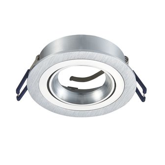 LED Spot Armatuur METIS kantelbaar Zilver IP22 Aluminium - incl. GU10 fitting 