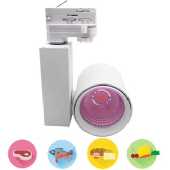 Fresh food LED light Meat railspot pink 35w 3200k - white - PHILIPS driver