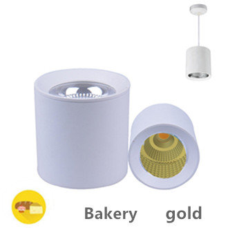 Frische Lebensmittel LED Beleuchtung B&auml;ckerei h&auml;ngendes Downlight gold 35w 2500k - wei&szlig;