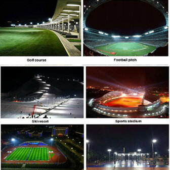 Stadium LED Floodlight Sharplux 250 W 5000 K/kaltwei&szlig; - Philips Treiber - IP66