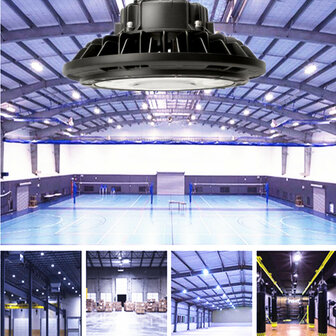 Cloche LED Industrielle HIGH BAY UFO TopLumi 240w 4000K/Blanc neutre 190lm/w - Pilote SOSEN