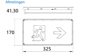 AT-autotest multi bulkhead LED emergency lighting 4W IP65