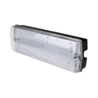 Zwarte AT-autotest bulkhead led noodverlichting 4W IP65