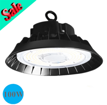 LED HIGH BAY LIGHT UFO ProBright 100w 4000K/Blanc neutre Aliment&eacute; par Philips 150lm/w