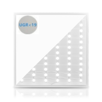 led paneel back-lit High Bright 160lm 60x60cm 25w 4000k UGR 19 - Plug &amp; Play