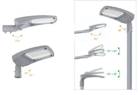 LED Straatlamp ProfLumi - Photocell Sensor - 60 Watt - 3000K - IP66 - IK10 - OSRAM Driver