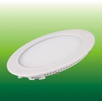 6W LED downlight inbouwpaneel rond &empty;120mm 2800k/warmwit