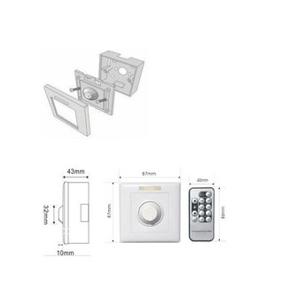 LED DIMMER/CONTROLLER 1-10V 800W - opbouw