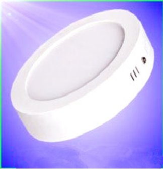 12W LED downlight surface panel round &empty;170mm 6000k/Cool white