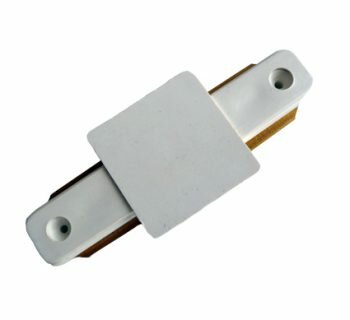 1 Fase Rail connnector rechtverbinder wit