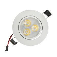 LED SMD ENCASTR&Eacute; SPOT 3W 3000K / blanc chaud