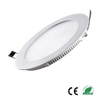 6W LED downlight inbouwpaneel rond &empty;120mm 2800k/warmwit