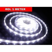 LED STRIP Silicon 12v  SMD 2835 60 LEDs/m 6000K/daglicht 5 meter rol * PROFESSIONAL