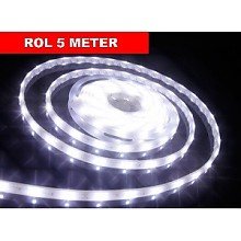 LED-STREIFEN Silizium 12 V SMD 2835 60 LEDs / m 4500 K / Neutralwei&szlig; 5-Meter-Rolle * PROFESSIONELL