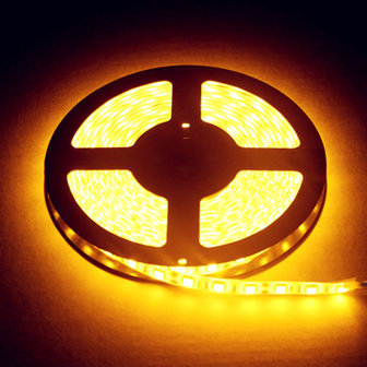 LED STRIP 24v  SMD 5050 60 LEDs/m 2700k/warmwit 5 meter rol  *IP20