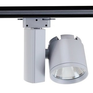 Spot sur rail LED 3 phases 30W S&eacute;rie D 2800k / blanc chaud * Pilote Philips * Blanc