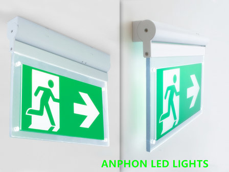 &Eacute;clairage de secours &agrave; LED orientable ALN 2W *Mont&eacute; en surface 