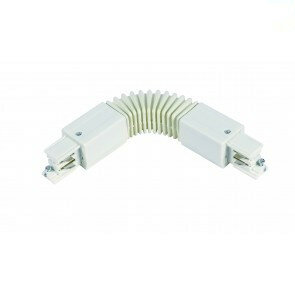 Flexibele connector  * 3 fase rail - wit