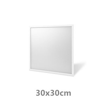 Panneau LED premium 30x30cm 18w cadre blanc 6000k / lumi&egrave;re du jour