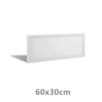 Panneau LED premium 30x60cm 24w cadre blanc 3000k / blanc chaud