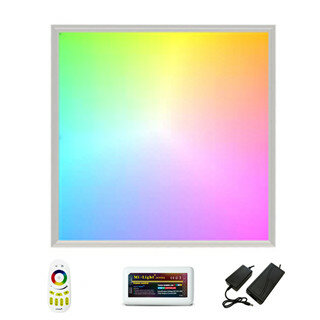 Panneau LED 60x60cm RGB + WWW 36w set Achev&eacute;e