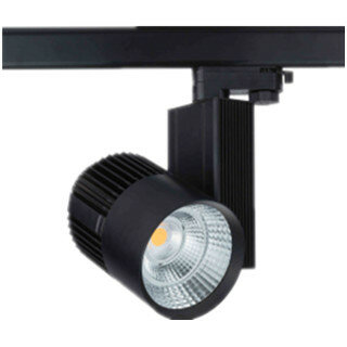 3-PHASEN-LED-SCHIENEN-SPOT Prof. 40w Black Body 4000k / Neutralwei&szlig;