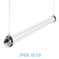 Éleveur de lumière LED Tri-proof 150cm 50w 5000k / lumière du jour IP69 IK10