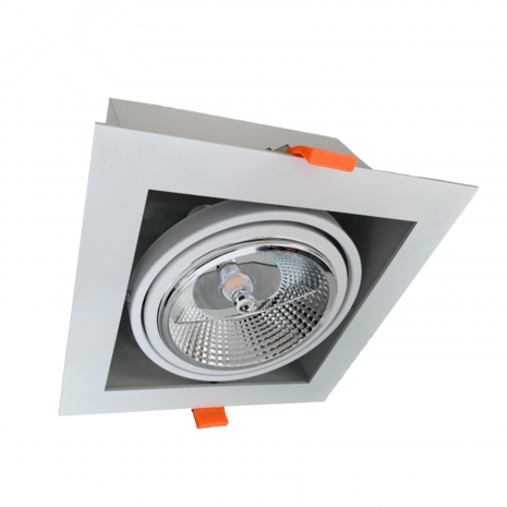 AR111 LUMINAIRE ENCASTRÉ AVEC RACCORD GU10 * blanc