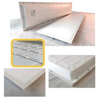 LED panel direct light 120x30cm 36w white edge 3000k / warm white