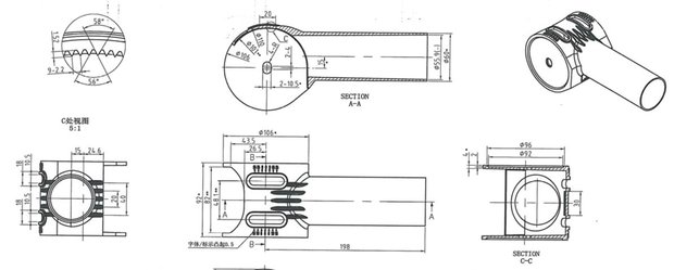 ADAPTER DREHBAR FÜR STRASSENBELEUCHTUNG 90 GRAD