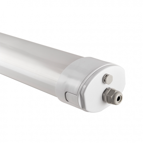 Lampe LED Tri-proof connectable + Capteur 150cm 50w 4000k / blanc neutre IP66 IK10