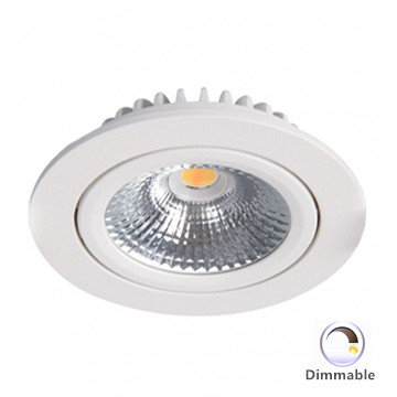 Spot encastrable LED Premium 5w 2700k / blanc chaud dimmable blanc
