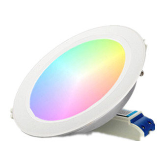 LED DOWNLIGHT RGB + CCT 12W Multicolore + Double Blanc (2700K - 6000K)
