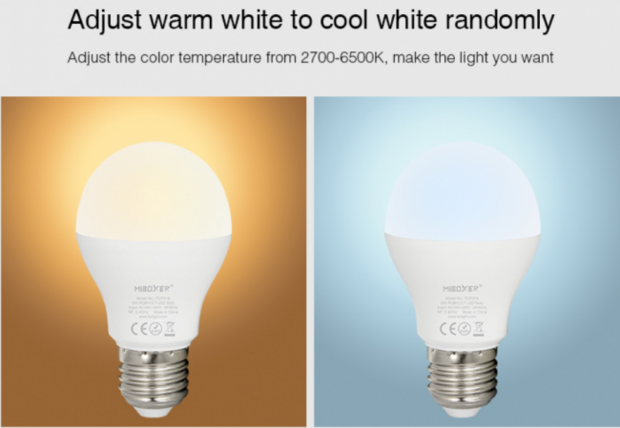 LED BULB E27 6W RGB + CCT Multicolor + Dual White (2700K - 6000K)