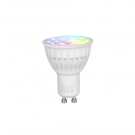 LED GU10 spot 4W RGB+CCT Multikleur + Dual White (2700K - 6000K)