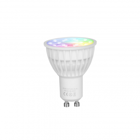 LED GU10 spot 4W RGB + CCT Multicolor + Dual White (2700K - 6000K)