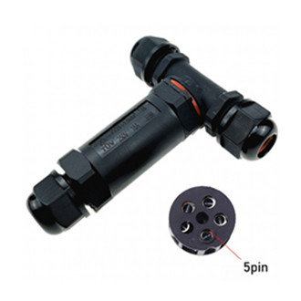 5 PIN T-SHAPE WATERPROOF CONNECTOR IP67