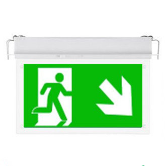 LED emergency lighting down stairs left / right 2W - Recessed