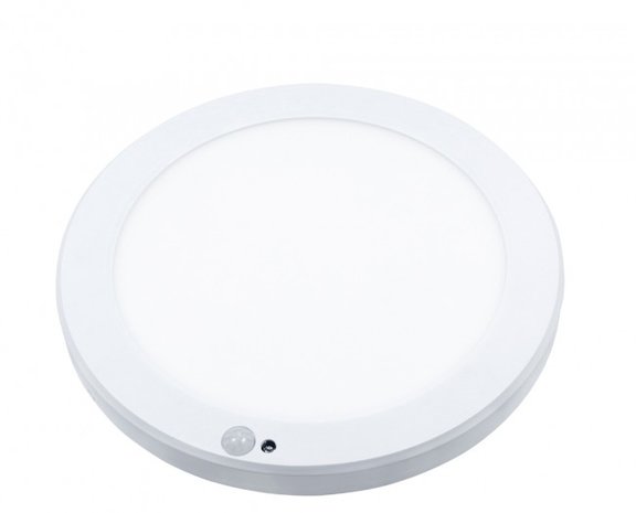 LED EINGEBAUTES UNDAUFBAU-DOWNLIGHT MIT BEWEGUNG UND LICHTSENSOR + CCT Ø220mm