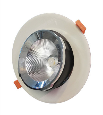 Downlight LED COB premium inclinable 10w 3000k / blanc chaud
