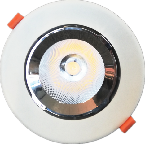 LED downlight COB premium tiltable 10w 3000k / Warm white