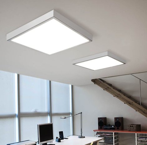 Panneau LED système de cadre en saillie 60x60cm blanc