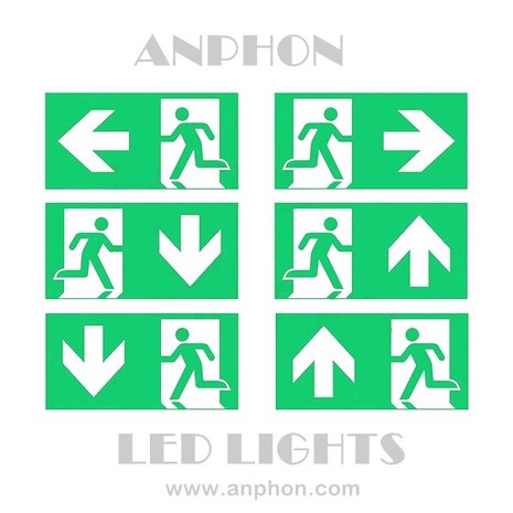 LED Notbeleuchtung drehbar ALN 2W *Aufbauen