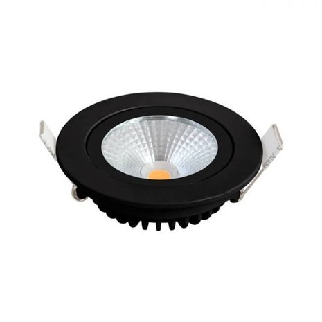 LED Einbaustelle Premium 5w 2200k Extra warmweiß dimmbar Schwarz