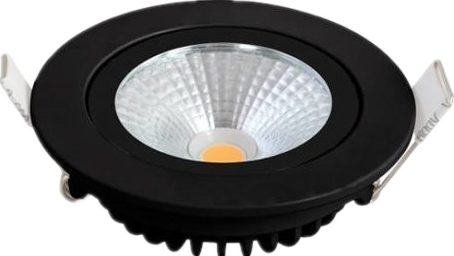 LED recessed spot Premium 5w 3000k warm white dimmable Black