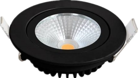 LED inbouwspot Premium 5w 3000k warmwit dimbaar Zwart