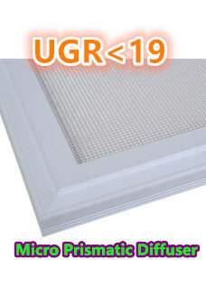 LED Panel supreme 40w 62x62cm white edge 3000k / Warm white UGR 19