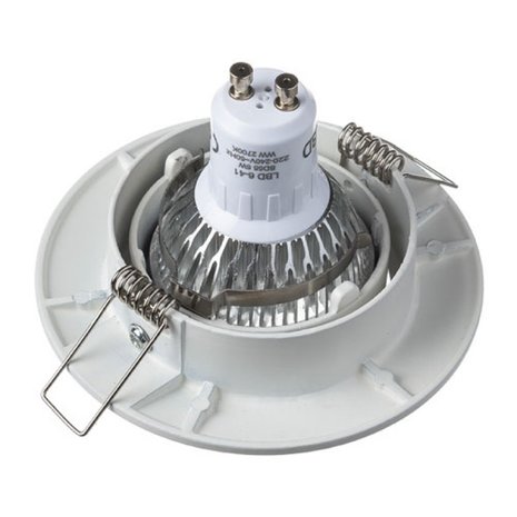 LED Spot Armatuur AEGIR Kantelbaar Zwart IP22 Aluminium - incl. GU10 fitting