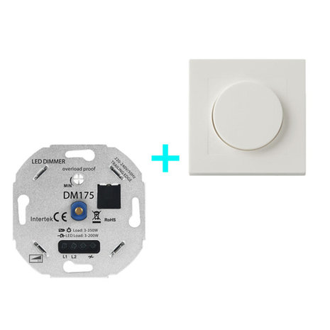 LED DIMMER 3-200W UNIVERSEEL - fase afsnijding